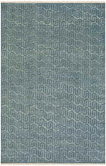 Safford Modern Teal/Aqua Area Rug