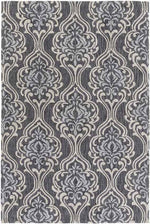 Salem Modern Black/Light Gray Area Rug