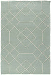 Salesville Modern Sea Foam Area Rug