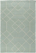 Salesville Modern Sea Foam Area Rug