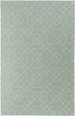 Salesville Modern Sea Foam Area Rug