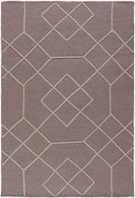 Salesville Modern Mauve/Taupe Area Rug