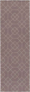 Salesville Modern Mauve/Taupe Area Rug