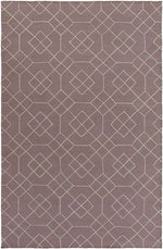 Salesville Modern Mauve/Taupe Area Rug