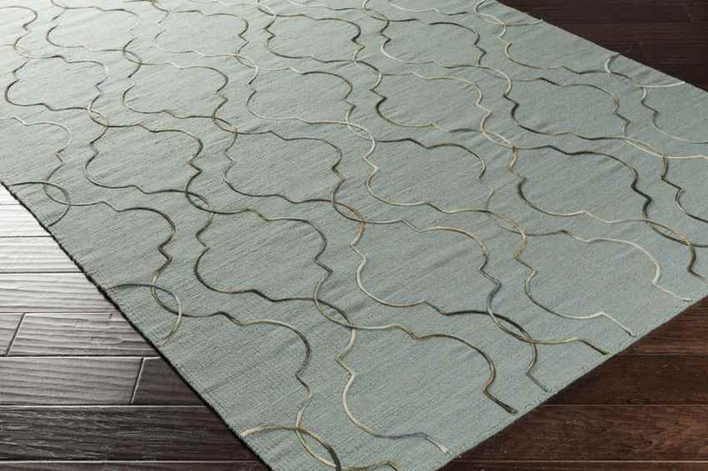 Salinas Modern Teal Area Rug