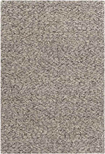Braintree Modern Black Area Rug