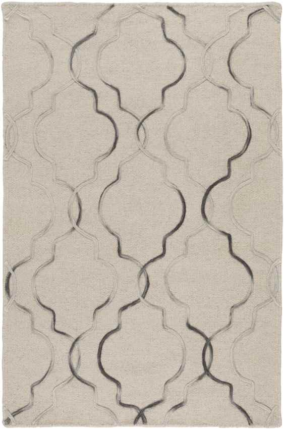 Salinas Modern Taupe/Black Area Rug