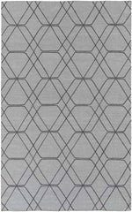 Samson Modern Medium Gray/Pale Blue Area Rug