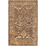Savannah Modern Dark Brown/Olive Area Rug