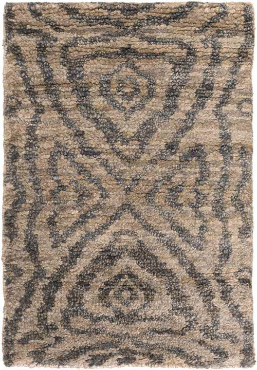 Screven Modern Camel/Black/Taupe Area Rug