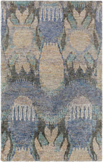 Schley Global Camel/Black/Navy Area Rug