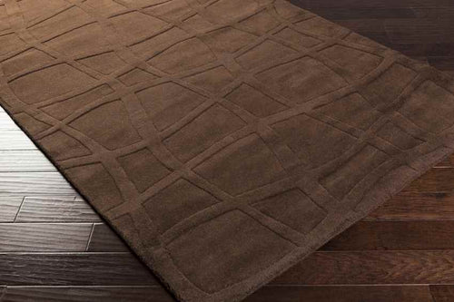 Hornsey Modern Dark Chocolate Area Rug