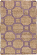 Shirley Global Camel/Mauve Area Rug
