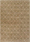 Shishmaref Global Green/Beige Area Rug