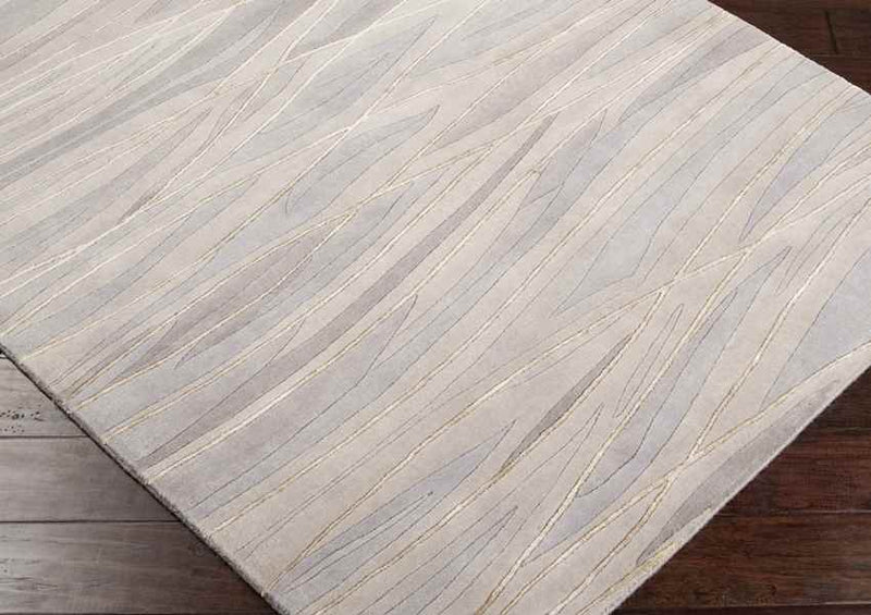 Sebastiona Modern Light Gray Area Rug