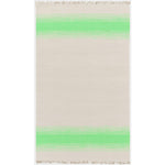 Snowflake Modern Grass Green/Beige Area Rug