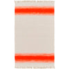 Snowflake Modern Poppy/Beige Area Rug