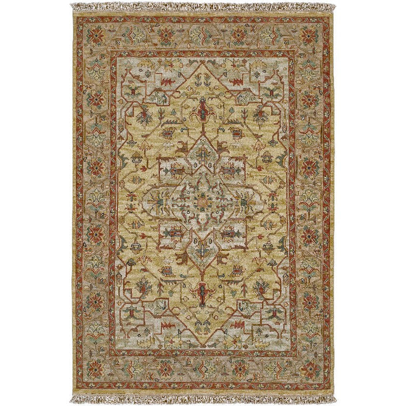 Summerdale Traditional Gold Area Rug