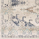 Burford Traditional Aqua Area Rug