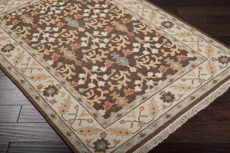 Haxby Traditional Brown Area Rug