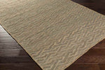 Temple Global Blue/Beige Area Rug
