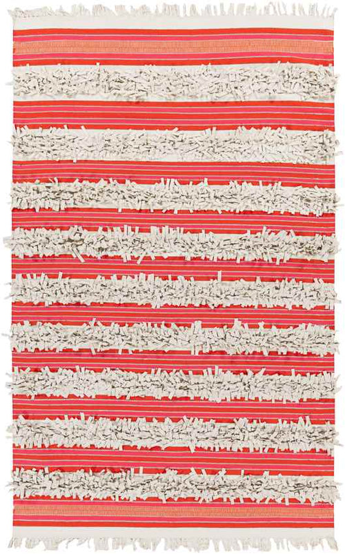 Treutlen Modern Bright Pink/Rose Area Rug