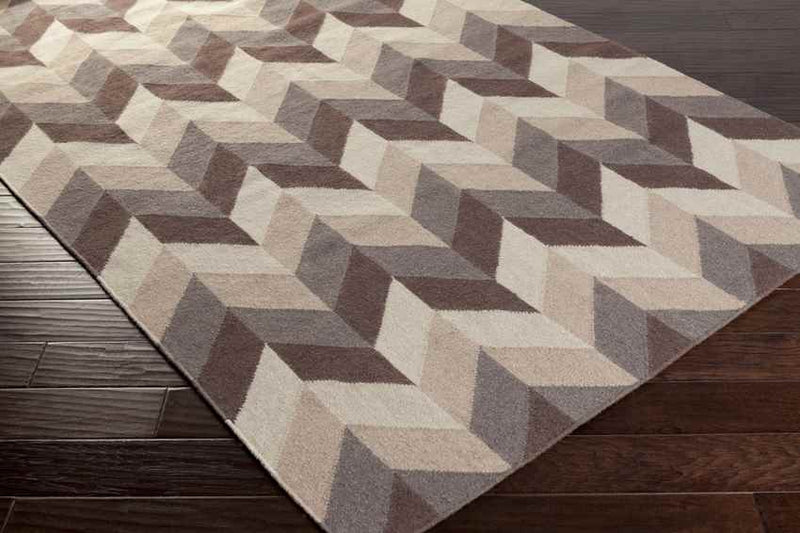 Tupelo Modern Blue/Beige/Black Area Rug