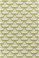 Tuscumbia Modern Grass Green Area Rug