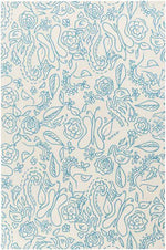 Tustin Modern Blue Area Rug