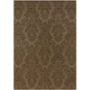 Twiggs Traditional Brown Area Rug