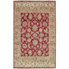 Vienna Traditional Beige/Burgundy Area Rug