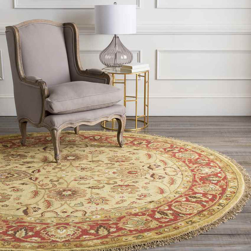 Wakulla Traditional Tan Area Rug