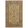 Walnut Traditional Beige Area Rug