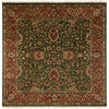 Warrenton Traditional Green Area Rug