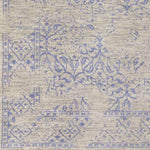 Wellton Traditional Medium Gray/Dark Blue Area Rug