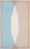 Wilmar Modern Beige/Blue Area Rug