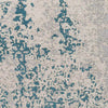 Coalville Modern Teal Blue/Silver Area Rug