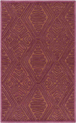 Winchester Modern Purple/Beige Area Rug