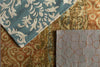 Woodlake Modern Tan/Burnt Orange Area Rug