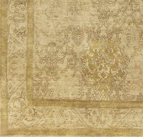 Yreka Traditional Gold Area Rug