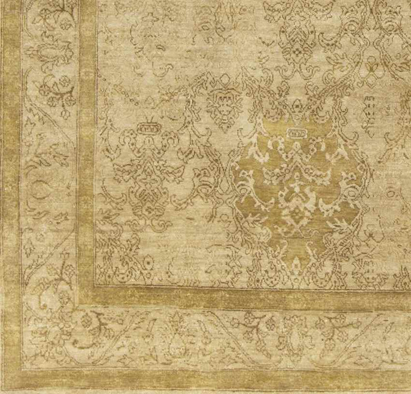 Yreka Traditional Gold Area Rug