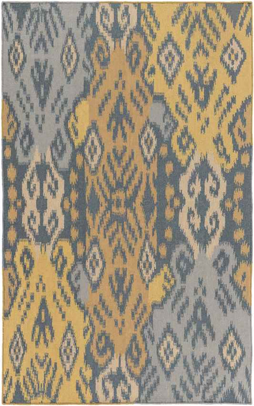 Banner Global Teal/Gold Area Rug