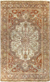 Gladstone Traditional Camel/Burnt Orange Area Rug