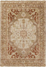 Gladstone Traditional Camel/Burnt Orange Area Rug