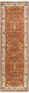 Grandview Traditional Burnt Orange Area Rug