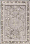 Scafati Traditional Charcoal Area Rug