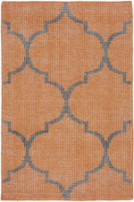 Belvidere Modern Burnt Orange Area Rug