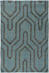 Bement Modern Teal Area Rug