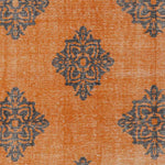 Benld Traditional Burnt Orange Area Rug