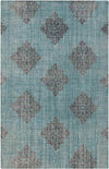Benld Traditional Teal/Gray Area Rug